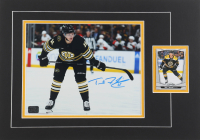 Trent Frederic Signed Bruins Custom Matted Photo Display (Frederic) at PristineAuction.com