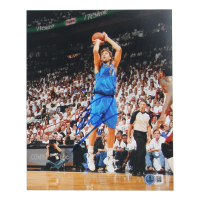Dirk Nowitzki Signed Mavericks 8x10 Photo (Beckett) at PristineAuction.com