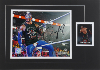 Rey Mysterio Signed WWE Custom Matted Photo Display (Fanatics) at PristineAuction.com