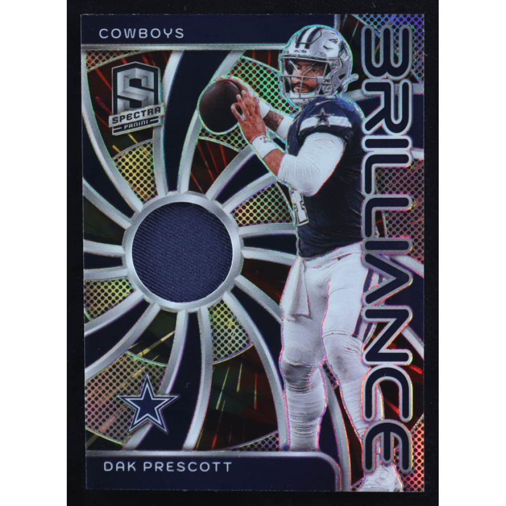 Dak Prescott 2024 Panini Spectra Brilliance Materials Hyper #7 #24/60 at PristineAuction.com