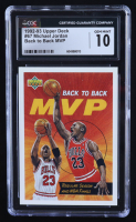 Michael Jordan 1992-93 Upper Deck #67 MVP (CGC 10) at PristineAuction.com