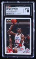 Michael Jordan 1991-92 Upper Deck #48 AS CL (CGC 10) at PristineAuction.com