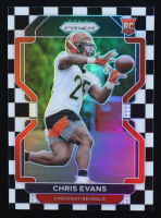 Chris Evans 2021 Panini Prizm Prizms Black and White Checker #424 RC at PristineAuction.com