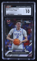 Cooper Flagg 2025 Bowman University Now #95 RC (CGC 10) at PristineAuction.com
