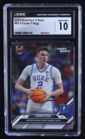 Cooper Flagg 2025 Bowman University Now #95 RC (CGC 10) at PristineAuction.com