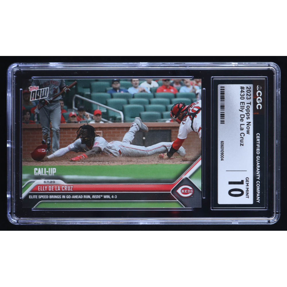 Elly De La Cruz 2023 Topps Now #430 RC (CGC 10) at PristineAuction.com