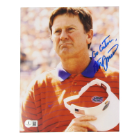 Steve Spurrier Signed Florida Gators 8x10 Photo Inscribed "Go Gators" (Beckett) at PristineAuction.com