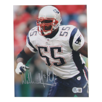Willie McGinest Signed Patriots 8x10 Photo (Beckett) at PristineAuction.com