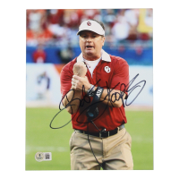 Bob Stoops Signed Oklahoma Sooners 8x10 Photo (Beckett) at PristineAuction.com