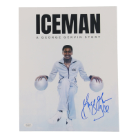 George Gervin Signed 11x14 Photo Inscribed "Ice" (JSA) at PristineAuction.com
