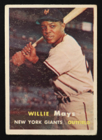 Willie Mays 1957 Topps #10 at PristineAuction.com