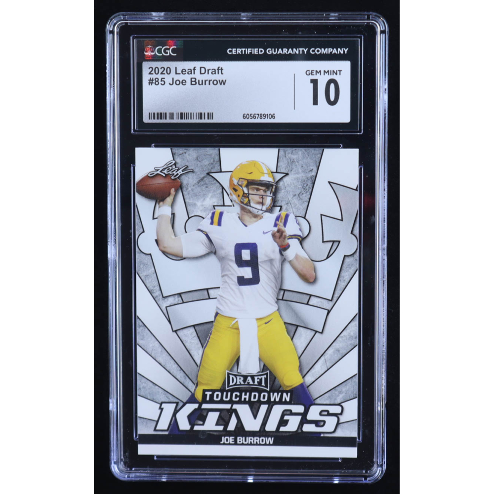 Joe Burrow 2020 Leaf Draft #85 TK RC (CGC 10) at PristineAuction.com