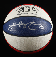 Julius Erving Signed ABA Basketball With Display Stand (JSA) at PristineAuction.com