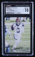 Joe Burrow 2020 Panini Luminance #201 RC / CHRONICLES (CGC 10) at PristineAuction.com
