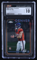 Bo Nix 2024 Topps Chrome #206 RC (CGC 10) at PristineAuction.com