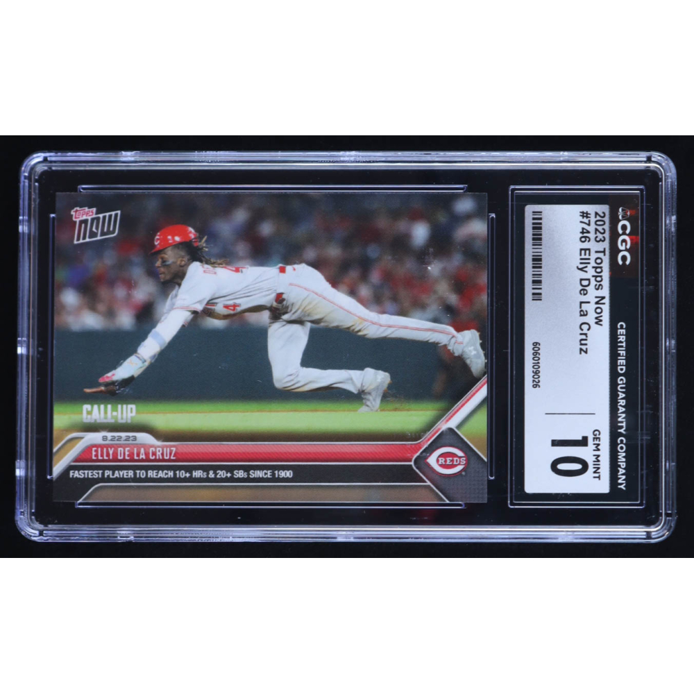 Elly De La Cruz 2023 Topps Now #746 RC (CGC 10) at PristineAuction.com