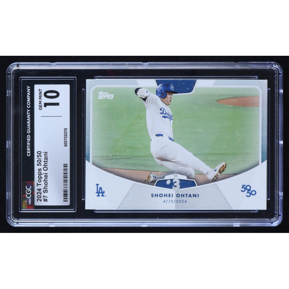 Shohei Ohtani 2024 Topps 50/50 Ohtani #7 (CGC 10) at PristineAuction.com