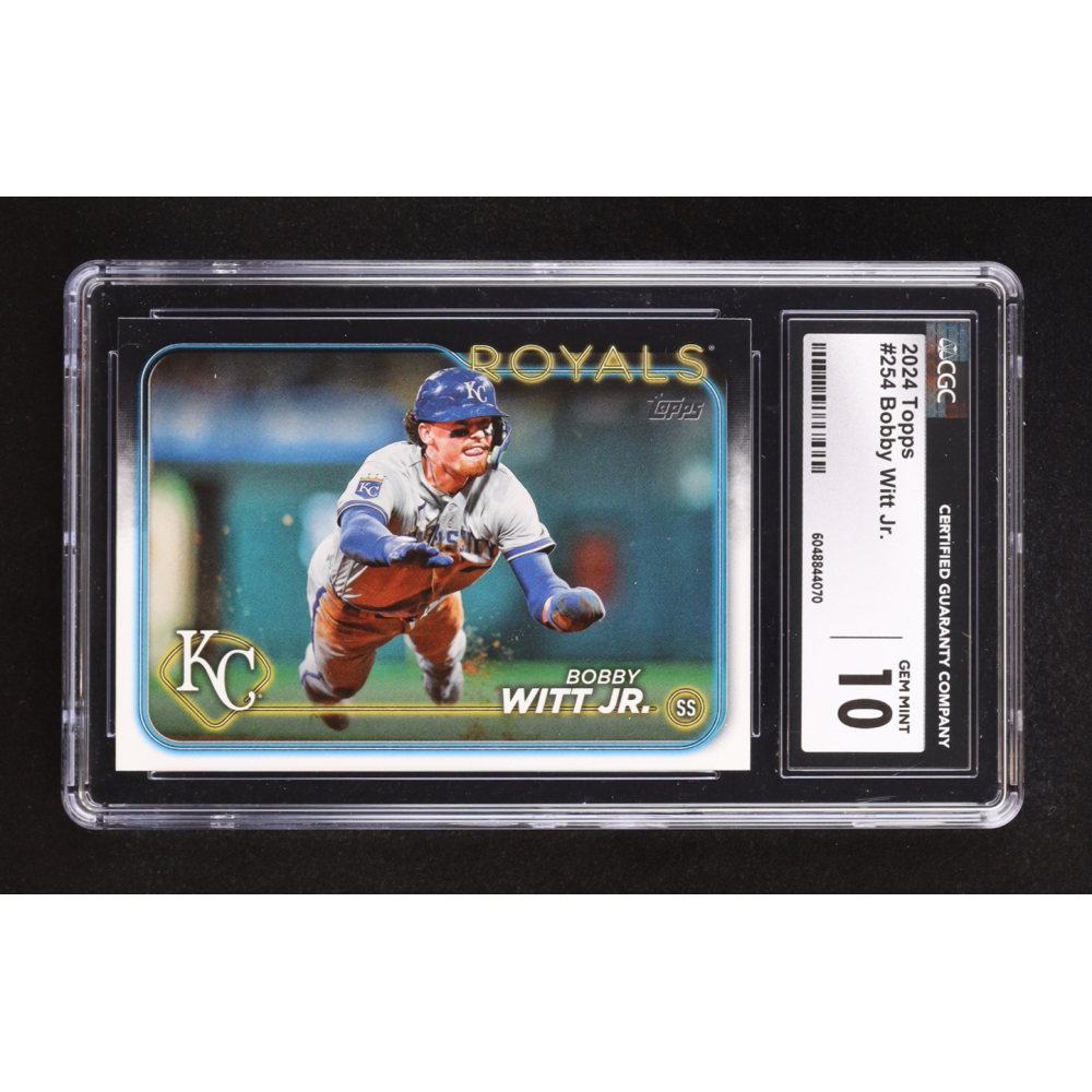 Bobby Witt Jr. 2024 Topps #254 (CGC 10) at PristineAuction.com