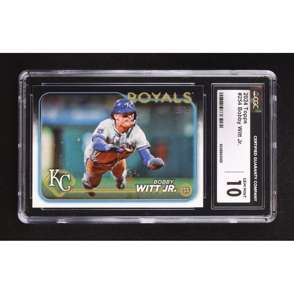 Bobby Witt Jr. 2024 Topps #254 (CGC 10) at PristineAuction.com