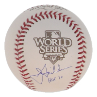 Jon Miller Signed 2010 World Series Baseball Inscribed "HOF '10" (JSA) at PristineAuction.com