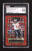 Patrick Mahomes II 2022 Select Draft Picks Prizms Red Lazer #26 (CGC 10) at PristineAuction.com