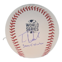 Tucker Davidson Signed 2021 World Series Baseball Inscribed "Game 5 Starter" (JSA) at PristineAuction.com