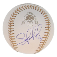 Salvador Perez Signed 60th Anniversary Logo Gold Glove Award Baseball (JSA) at PristineAuction.com