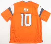 Bo Nix Signed Broncos Nike Authentic Jersey (Beckett) at PristineAuction.com