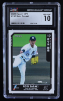 Roki Sasaki 2023 Epoch NPB #150 RC (CGC 10) at PristineAuction.com