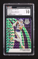 Justin Jefferson 2024 Panini Mosaic Elevate Mosaic Green #12 (CGC 10) at PristineAuction.com