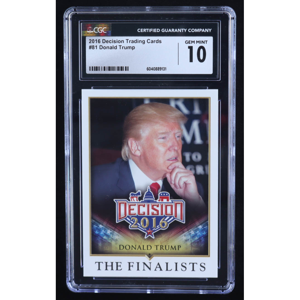 Donald Trump 2016 Decision 2016 #81 (CGC 10) at PristineAuction.com