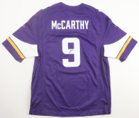 J.J. McCarthy Signed Vikings Nike Authentic Jersey (Beckett) at PristineAuction.com