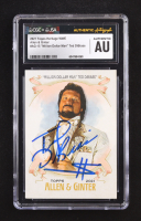 Ted DiBiase Signed 2021 Topps Heritage WWE Allen and Ginter #AG15 / "Million Dollar Man" (JSA & CGC) at PristineAuction.com
