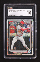 Elly De La Cruz 2024 Bowman Chrome Mega Box #42 RC (CGC 10) at PristineAuction.com