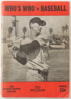 1943 Ted Williams "Who's Who in Baseball" Vintage 5x7 Booklet at PristineAuction.com