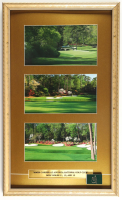 "Amen Corner" Augusta National Custom Framed Photo Display with Augusta National Members Only Match Box at PristineAuction.com