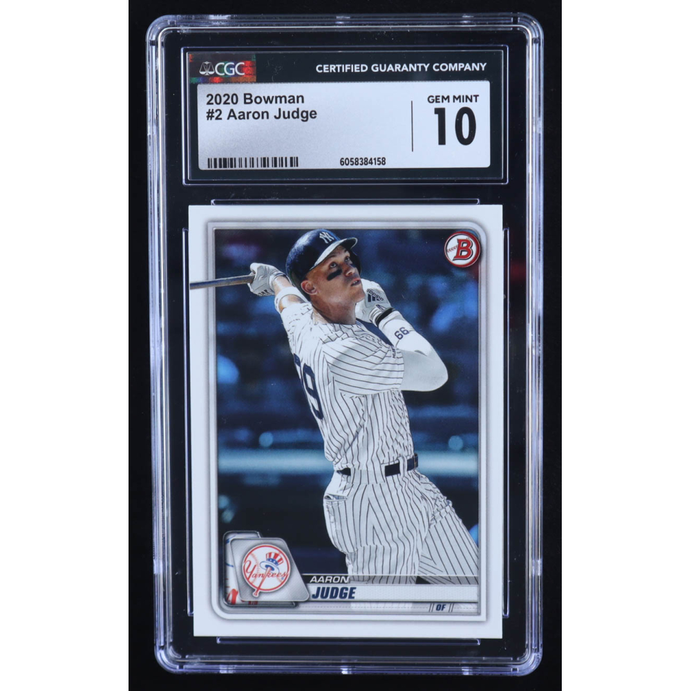 Aaron Judge 2020 Bowman #2 (CGC 10) at PristineAuction.com