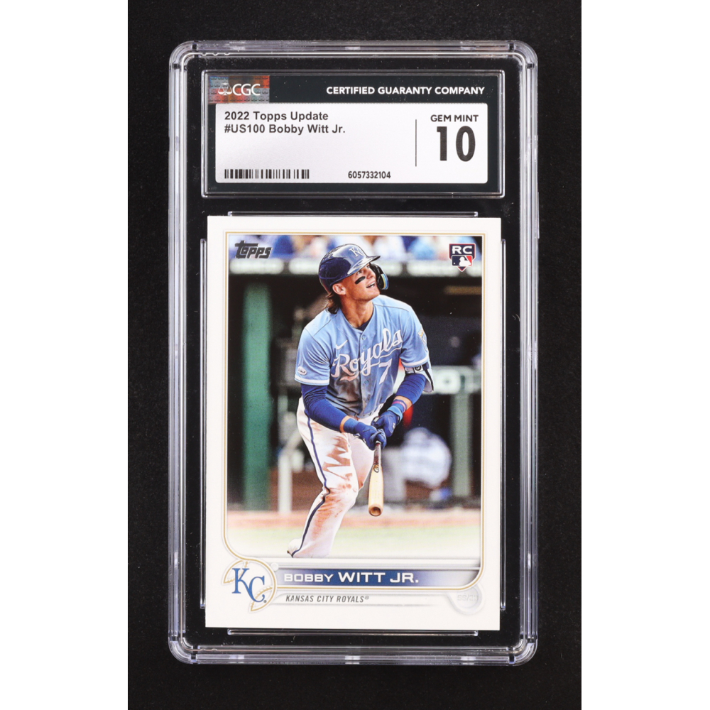 Bobby Witt Jr. 2022 Topps Update #US100 RC (CGC 10) at PristineAuction.com
