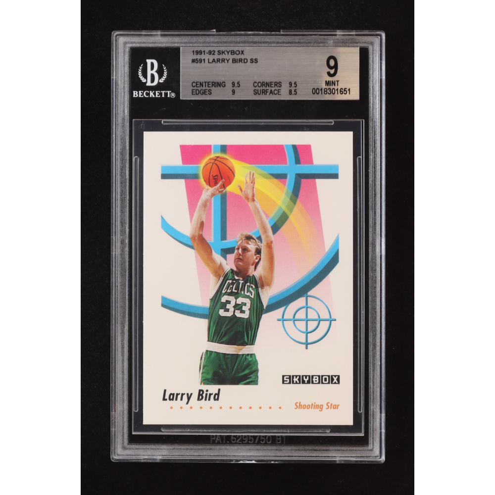 Larry Bird 1991-92 SkyBox #591 SS (BGS 9) at PristineAuction.com