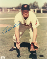 Ralph Kiner Signed Indians 8x10 Photo (Online Authentics) at PristineAuction.com
