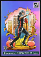 Michael Penix Jr. 2024 Panini Donruss Football Oversized Downtown Jumbo #14 RC at PristineAuction.com