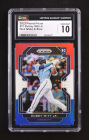 Bobby Witt Jr. 2022 Panini Prizm Prizms Red White and Blue #33 RC (CGC 10) at PristineAuction.com