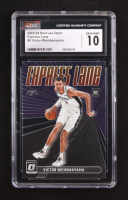 Victor Wembanyama 2023-24 Donruss Optic Express Lane #8 RC (CGC 10) at PristineAuction.com