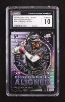Elly De La Cruz 2024 Topps Cosmic Chrome Astrologically Aligned #AA25 RC (CGC 10) at PristineAuction.com