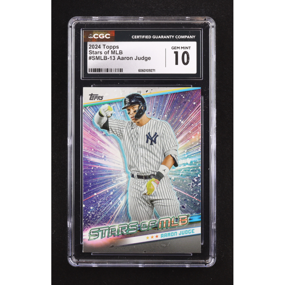 Aaron Judge 2024 Topps Stars Of MLB #SMLB13 (CGC 10) at PristineAuction.com