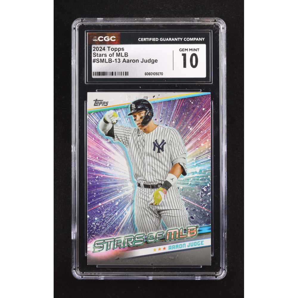 Aaron Judge 2024 Topps Stars Of MLB #SMLB13 (CGC 10) at PristineAuction.com