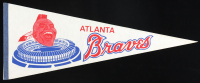 Vintage 1965 Atlanta Braves Felt Pennant Flag at PristineAuction.com