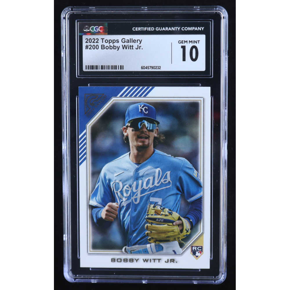 Bobby Witt Jr. 2022 Topps Gallery #200 RC (CGC 10) at PristineAuction.com