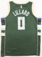 Damian Lillard Signed Bucks Nike Authentic Jersey (JSA) at PristineAuction.com