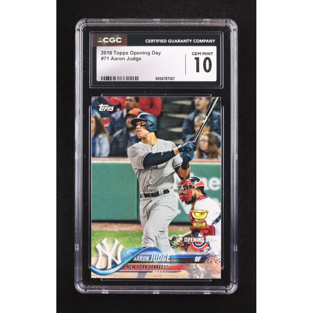 Aaron Judge 2018 Topps Opening Day #71 (CGC 10) at PristineAuction.com